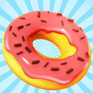 Donut Slicing gameplay screenshot - similar to Descent