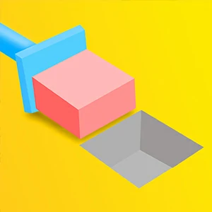 Press to Push gameplay screenshot - similar to Hextris