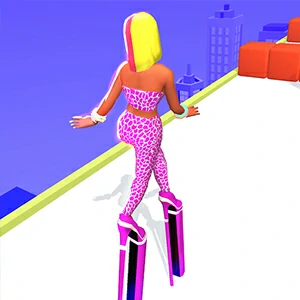High Shoes gameplay screenshot - similar to Gravity Square