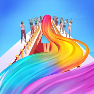 Hair Challenge gameplay screenshot - similar to Knife Throw 3D