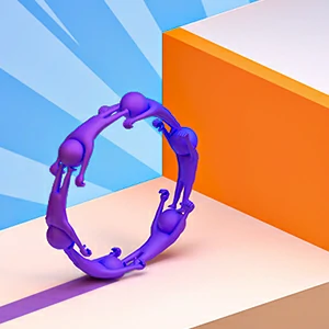 Join Scroll Run gameplay screenshot - similar to Tripoly