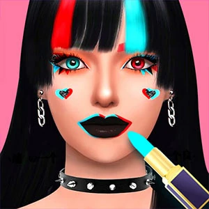 Lip Art gameplay screenshot - similar to Weapon Evolution