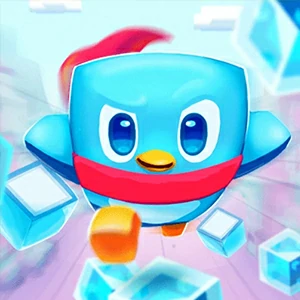 Penguin Dash gameplay screenshot - similar to Cowboy Runners Dash