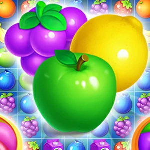 Fruit Swipe Mania gameplay screenshot - similar to Santa Run
