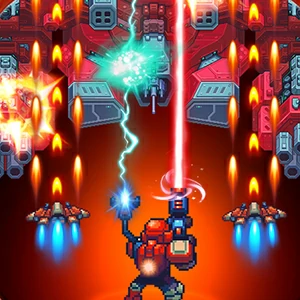 Space Gunner gameplay screenshot - similar to Donut Stack