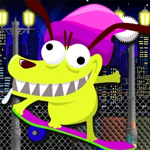 Super Dash gameplay screenshot - similar to Monster Mirror