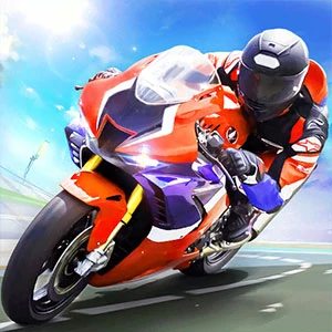 Racing Moto gameplay screenshot - similar to Snake Attack
