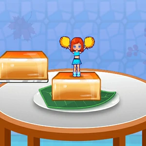 Jumping Girl gameplay screenshot - similar to Sandwich Runner