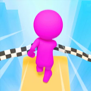 Fall Race 3D gameplay screenshot - similar to Tower Crash 3D