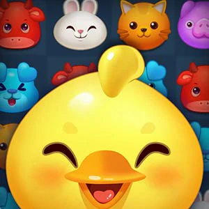 PetsCrush gameplay screenshot - similar to Bath Master