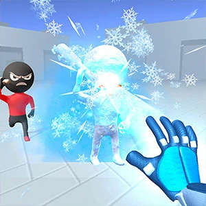Frozen Sam gameplay screenshot - similar to Deep Worm