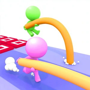 Pole Vault 3D gameplay screenshot - similar to Save Brain