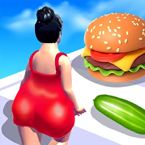 Body Race gameplay screenshot - similar to Sword Sprinter