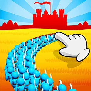 Castle Raid 3D gameplay screenshot - similar to Join Blob Clash