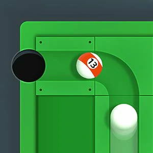 Pool Puzzle gameplay screenshot - similar to Solitaire