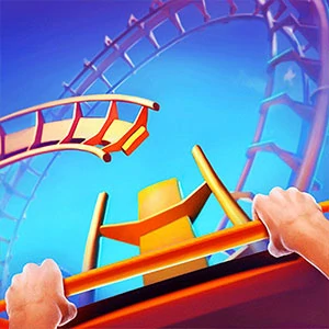 Roller Coaster gameplay screenshot - similar to Base Defense