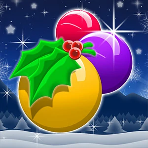 Smarty Bubbles Xmas gameplay screenshot - similar to Paint the Game