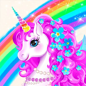 Fantasy Unicorn Creator gameplay screenshot - similar to Knife Ninja