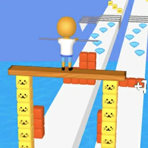 Balance Run 3D gameplay screenshot - similar to Bus Parking 3D