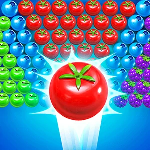 Fruit Bubble gameplay screenshot - similar to Robot Car Transform