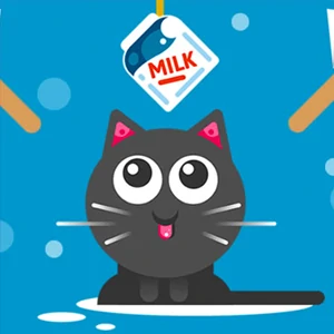 Milk For Cat gameplay screenshot - similar to Circles Target