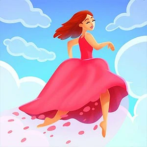 Skirt Rush 3D gameplay screenshot - similar to Checkers