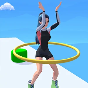 Hula Hoops Rush gameplay screenshot - similar to Spiner Simulator