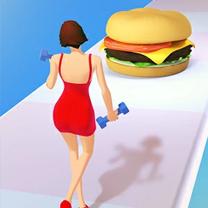 Beauty Race gameplay screenshot - similar to Zoo Run