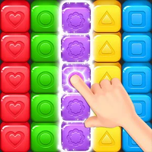 Cubes Blast Saga gameplay screenshot - similar to Hungry Fish Evolution