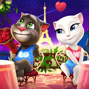 Angela Perfect Valentine gameplay screenshot - similar to Puppet Climb 3D