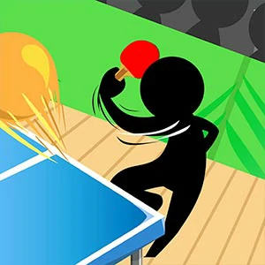 Stickman Pong gameplay screenshot - similar to Weapon Evolution