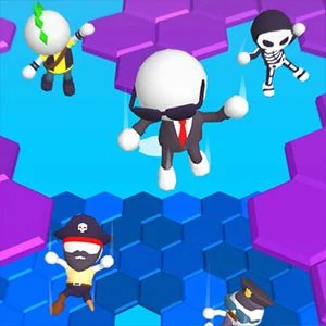 Fallingman.io gameplay screenshot - similar to Shoot Master