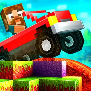 Blocky Roads Online gameplay screenshot - similar to Card Rush