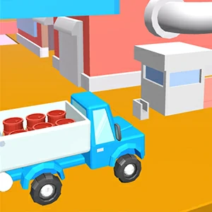 Truck Deliver 3D gameplay screenshot - similar to Super Speed Runner