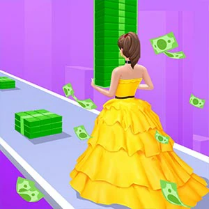 Queen Run 3D gameplay screenshot - similar to Escape Run