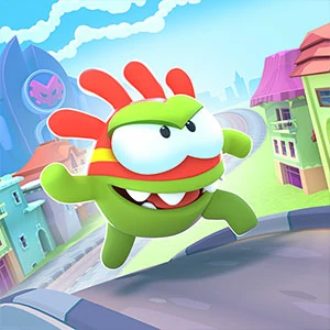 Om Nom Run gameplay screenshot - similar to Fruit Chef