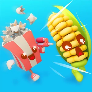 Popcorn Race 3D gameplay screenshot - similar to How Loot