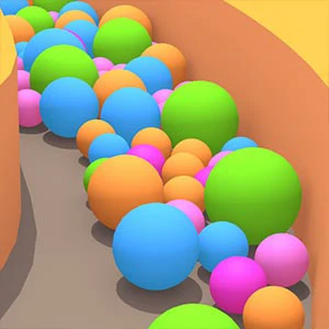 Sandy Balls gameplay screenshot - similar to Battle Angel