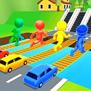 Shape Shift Run gameplay screenshot - similar to Fruit Master