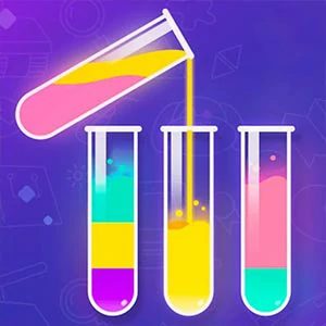 Water Sort Puzzle gameplay screenshot - similar to Stack Smash