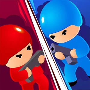 Mini Clash War gameplay screenshot - similar to Galactic Driver