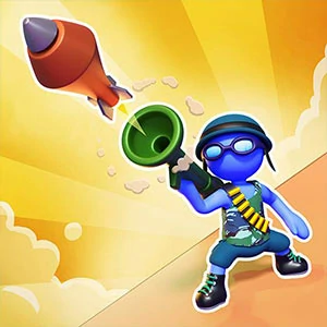 Bazooka Boy Online gameplay screenshot - similar to DragonLand