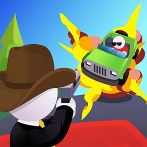 Crazy Road gameplay screenshot - similar to Bike Racing
