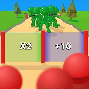 Count Shoot gameplay screenshot - similar to Cross Path