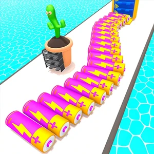 Battery Rush 3D gameplay screenshot - similar to Brain Teaser