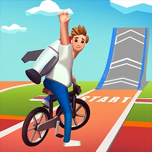 Crazy Bike gameplay screenshot - similar to Blumgi Rocket