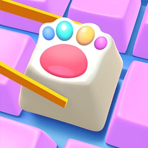 Diy Keyboard gameplay screenshot - similar to Slice Master