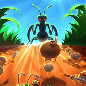 Ant Army Draw Defense gameplay screenshot - similar to Circle Run