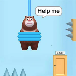 Save Bear gameplay screenshot - similar to Pets Rush