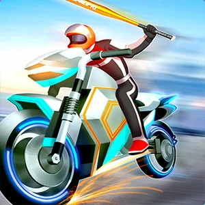 Moto 3D Racing Challenge gameplay screenshot - similar to Thunder Plane